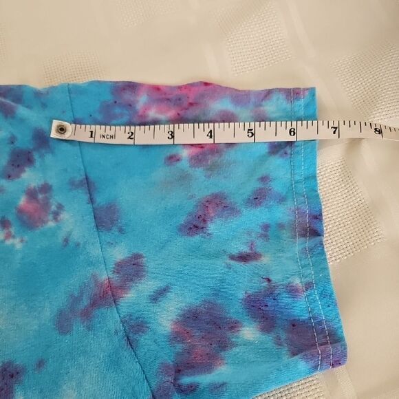Gildan Tie-Dye Shirt in Blue and Purple - Picture 9 of 16